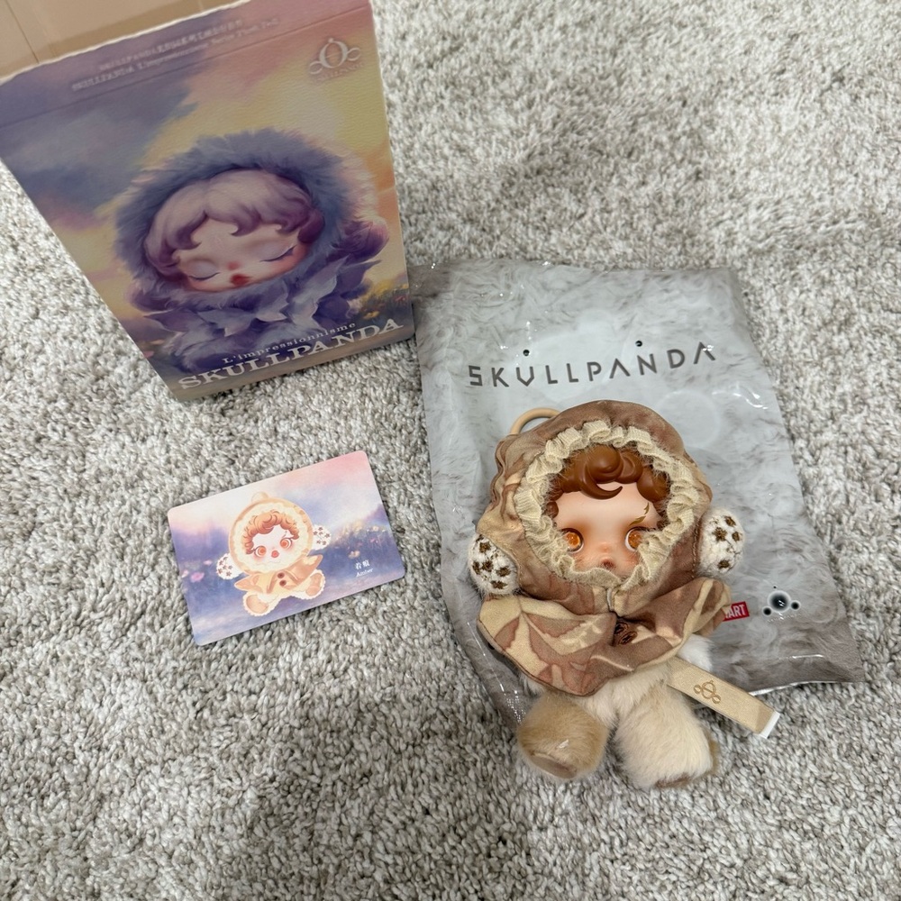 PRICE FIRM Pop Mart L’impressionnisne Beige Amber Skullpanda